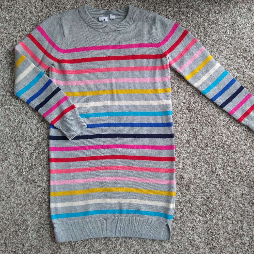 Gap Kids striped sweater dress/tunic